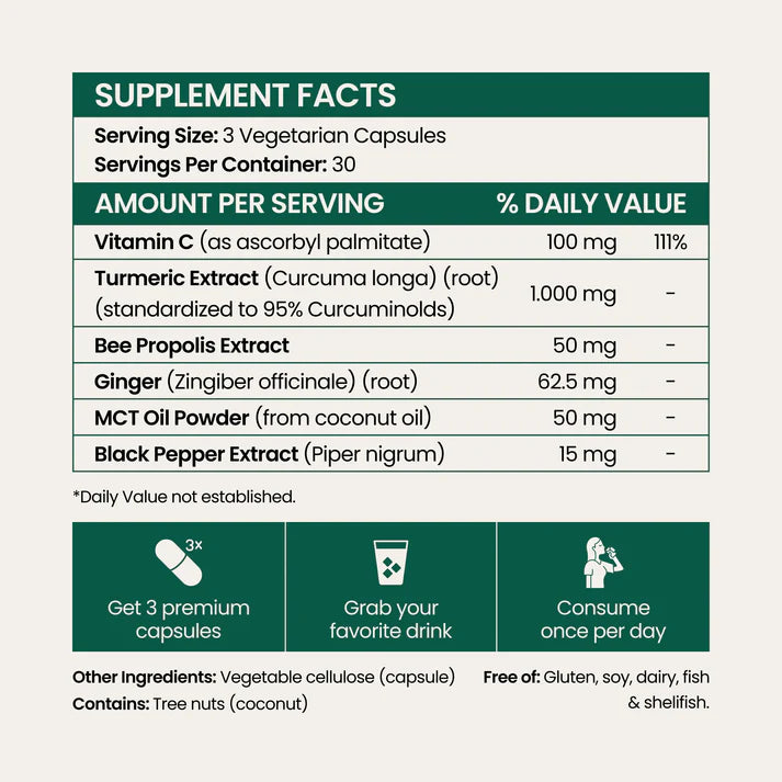 Turmeric Curcumin Capsules