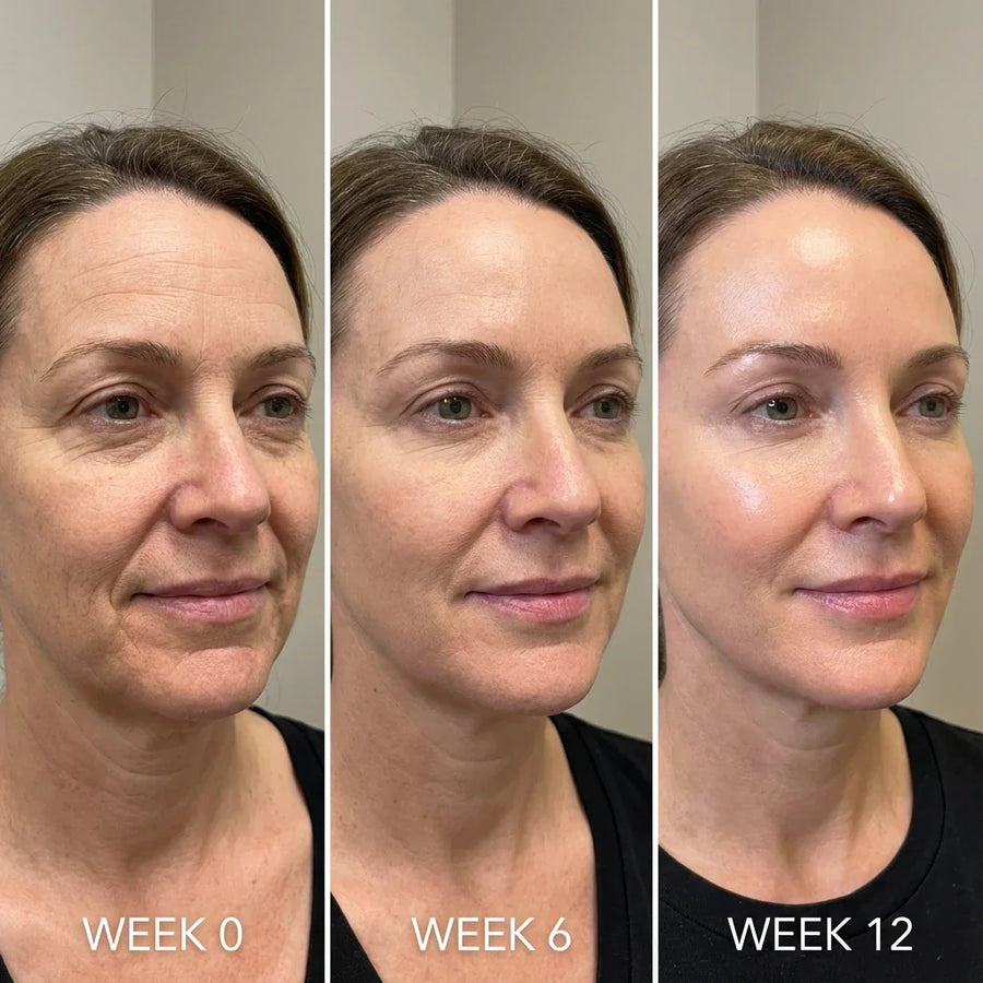 Before and after using Tallow and Honey Balm