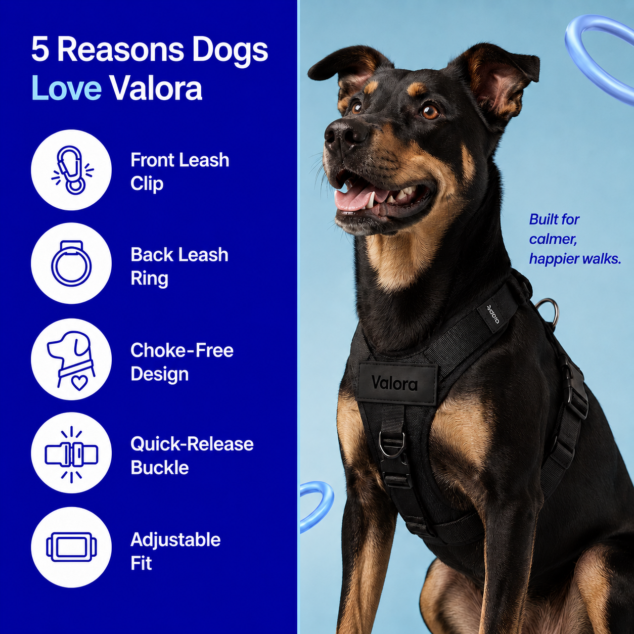 Valora™ No-Pull Dog Harness