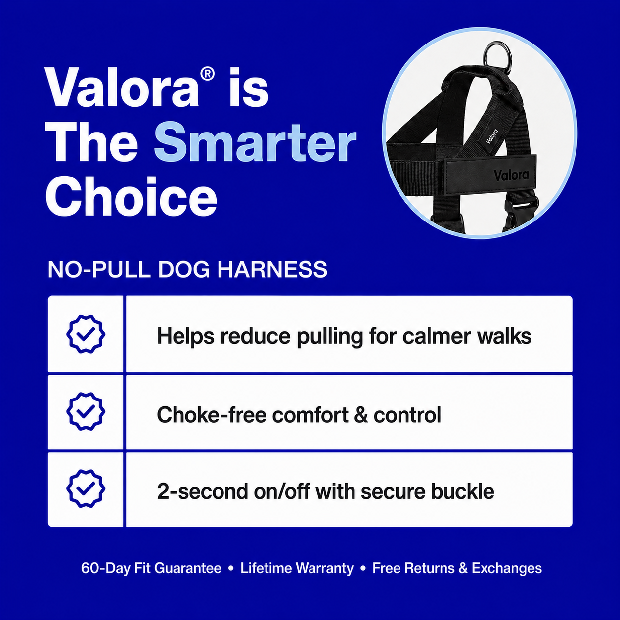 Valora™ No-Pull Dog Harness