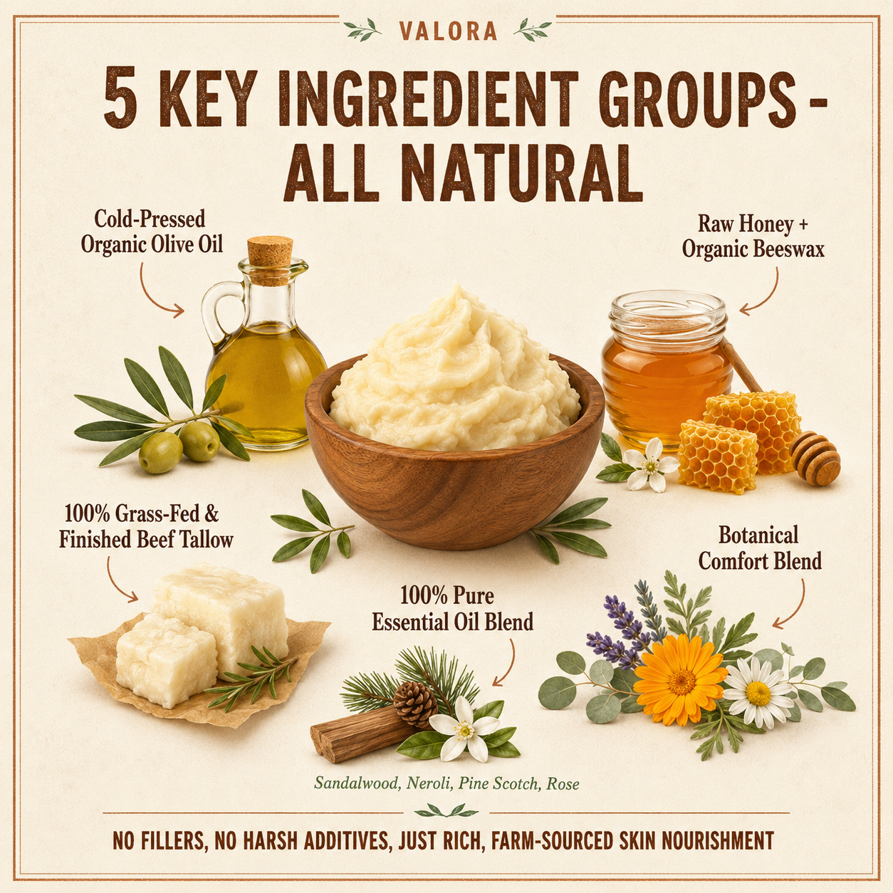Valora™ Tallow & Honey Balm
