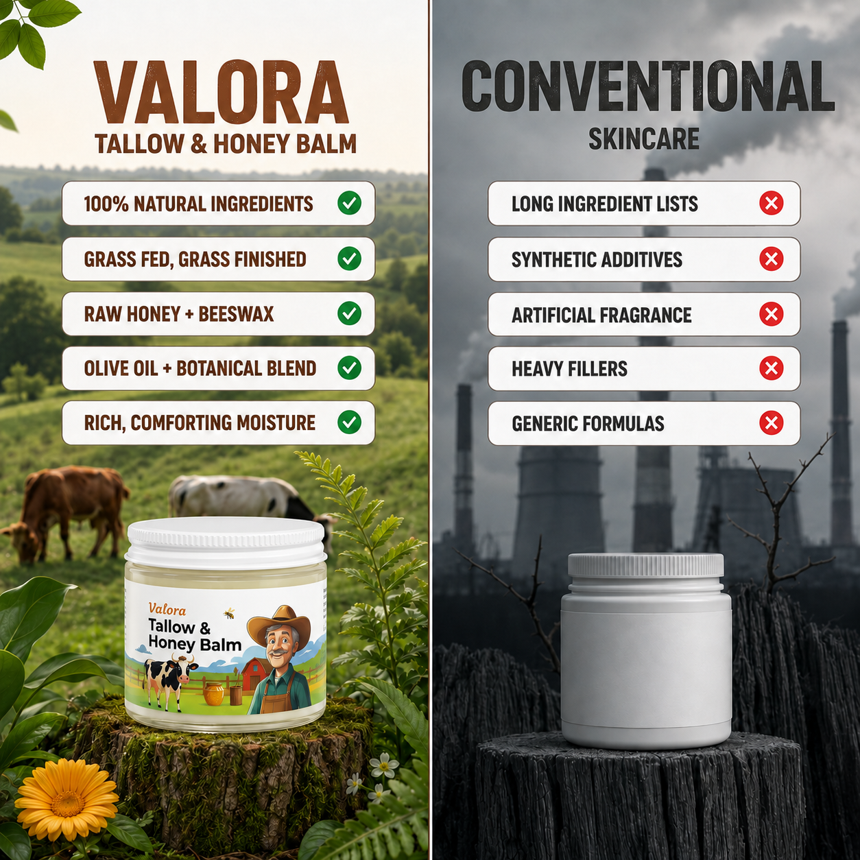 Valora™ Tallow & Honey Balm
